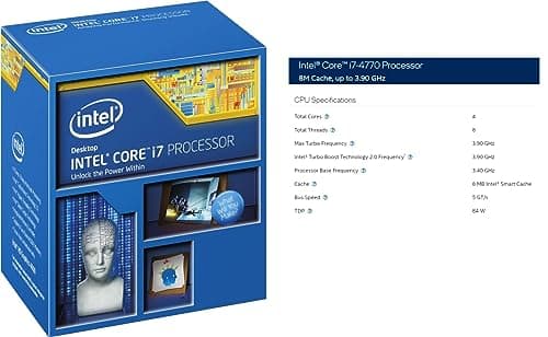 Cyntexia Computer Desktop PC Core I7-4770 (08GB RAM / 256GB SSD/HDMI/VGA/Ethernet/HD Graphics 4600 / USB 3.0 / Win 11) Basic Software Installed 5