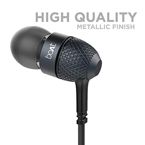 Boat Bassheads 220 Wired in Ear Earphones(Black Indi) 4