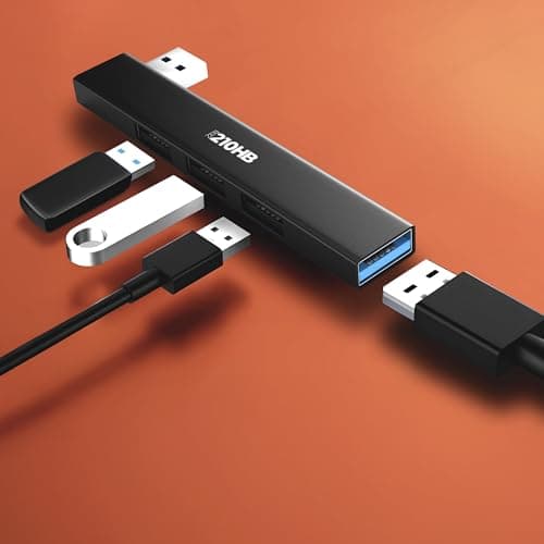 ZEBRONICS 210HB, 4 in 1 USB Hub, USB 3.0, 4 USB Ports, Speeds Upto 5 Gbps, Metal Body, for Mac | Laptops 2