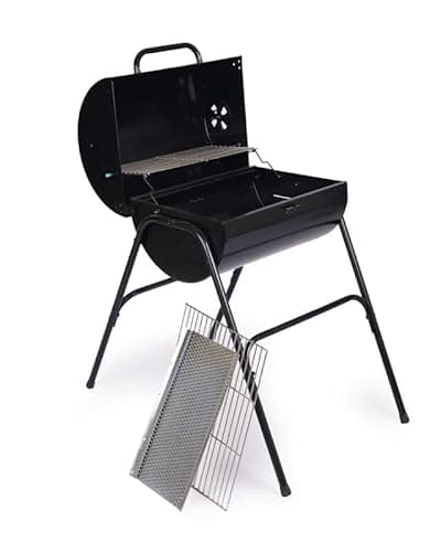 Peng Essentials Compact Barbecue Grill for Home - Barrel Style Charcoal BBQ - Easy to Assemble,A Well-Built Stand,Even Heat Distribution 2