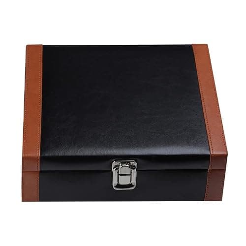 essart Travel Watch Case 8 Slots – watch travel case Portable Luxury Watch Organizer & Storage Box for Men & Women with Black colour 5