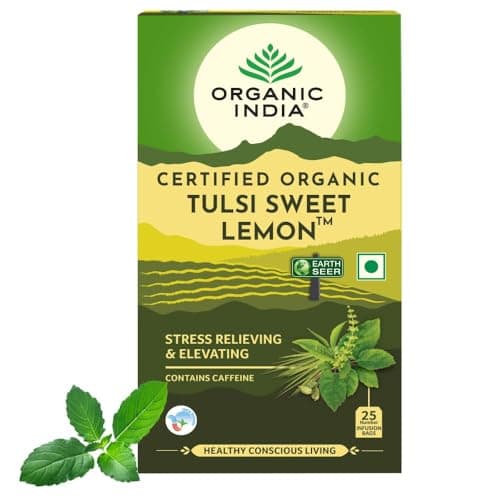 Organic India Tulsi Sweet Lemon 25 Tea Bags 4
