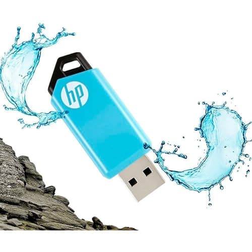 HP USB 2.0 Flash Drive 128GB v150w-Blue 2
