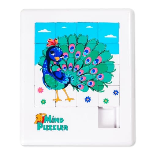 Toysbox Mind Puzzler Cuties Peacock Designed Framed Puzzle Game for Kids - Challenging Brain Teaser for Creative Thinking and Problem Solving 2