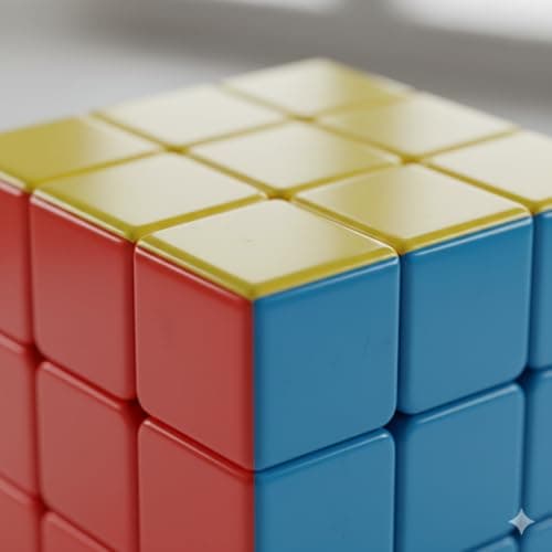 Premium 3x3 Cube – Smooth Rotation Speed Cube Puzzle Toy for Kids & Adults | Stickerless High-Speed Magic Cube | Brain Teaser & Stress Relief 3