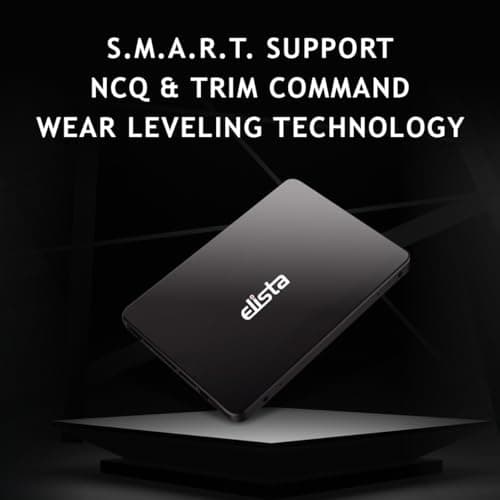 Elista SPEEDX 2.5" 256 GB Internal Solid State Drive/SSD with SATA III Interface,6Gb/s,Fast Performance, Read/Write- 550/500 MB/s,3D TLC NAND Flash Technology,5-Years Warranty(ELS-SATA256 SPEEDX 2.5) 4