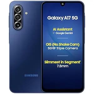 Samsung Galaxy A17 5G (Blue, 6GB RAM, 128GB Storage) | 50 MP No Shake Camera | Gemini Live | Circle to Search | Super AMOLED | Corning Gorilla Glass Victus | 7.5mm Sleek | AI