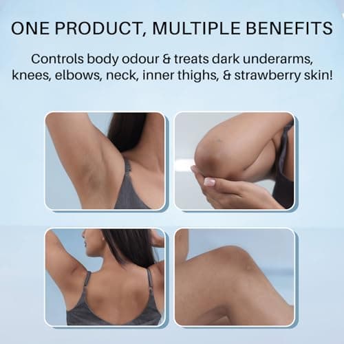 DermDoc 5% Glycolic Acid Underarm Brightening Spray Treatment (100 Ml)|Multipurpose Exfoliating Toner For Dark Spots On Face & Body|Helps With Dark Neck & Knees,Strawberry Legs With 5% Salicylic Acid 5