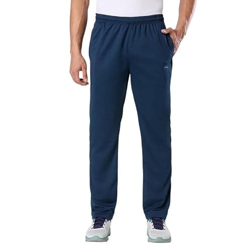 Black Panther Active Fit Men's Track Pants | Polyester Mid Rise Regular Fit Track Pants for Men | Casual Trousers | Gym Trackpants | Activewear Sports Lowers for Man (200572 LDX),Petrol,XXL