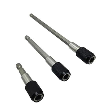 3X Hex Shank 60/100/150mm Release Drill Magnetic Screwdriver Bit Holder-Black| Home & Garden|Tools|Power Tools|Drill Bits