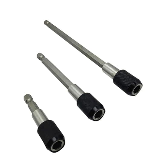 3X Hex Shank 60/100/150mm Release Drill Magnetic Screwdriver Bit Holder-Black| Home & Garden|Tools|Power Tools|Drill Bits