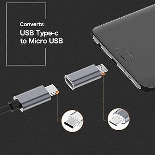 A I Star V8 USB 3.0 to Type-C OTG Cable with OTG V 8 Male-Female Adapter Mouse, Pendrive Connector Compatible with All C Type Supported Devices 5