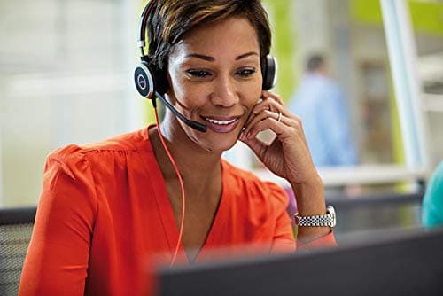 Jabra Evolve 40 UC Wired Over The Ear Headset with Mic (Black) 2