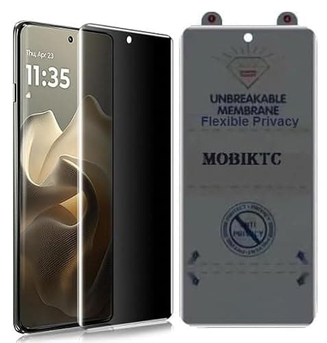 CellRyte Compatible For Xiaomi Redmi Note 15 5G Privacy Unbreakable Soft Tempered Glass Screen Protector 3D Curved HD Anti-Spy Scratch Resistant Pack of 1 - Black