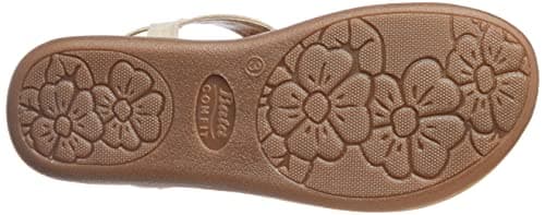 Bata Comfit Diamonte E Women's Beige Sandals - 8 UK (6618942) 5