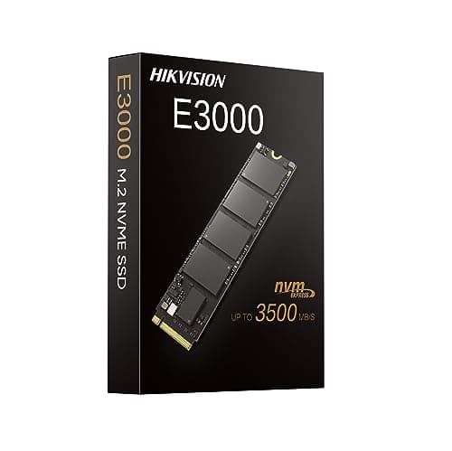 HIKVISION E3000 Internal NVMe PCIe M.2 SSD 2048GB, Internal Solid State Drive, Gen 3x4, 2280, 3D NAND Flash Memory, Up to 3500MB/s Read Speed 5
