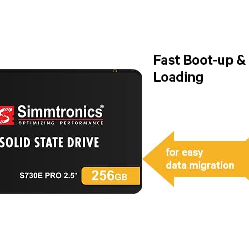 Simmtronics 256GB 3D NAND SATA 2.5-inch SSD 2