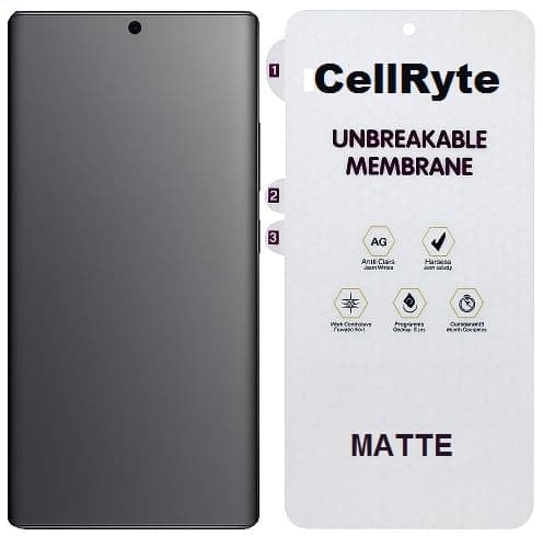 CellRyte UnBreakable Tempered Glass Screen Protector For iQOO Z7 Pro 5G Front Screen Guard Protector/MATTE - Cellphone