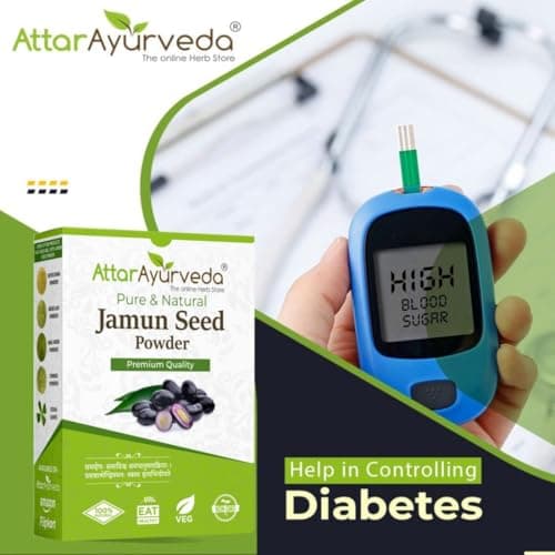 Attar Ayurveda Jamun Seed Powder for Diabetes - 250 grams 2