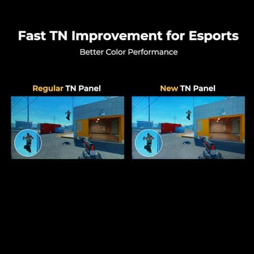 BenQ Zowie XL2566X+ | 24.1 | Fast TN 400Hz Gaming Monitor for Esports | Motion Clarity DyAc2 | 1080p | XL Setting to Share | Shielding Hood | New Industrial Grade Ball Bearing Height Adjustment 5
