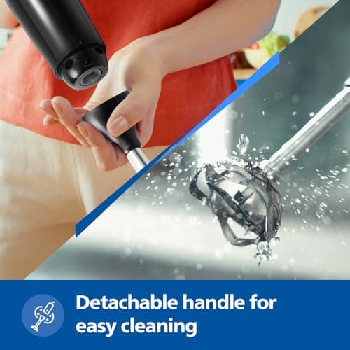 PHILIPS HL1681 Hand Blender |Powerful 300W Motor with Rust free steel arm |Easy single trigger operation |Specially designed blades |Ergonomically designed |Wall bracket for storage, 2year warranty 3