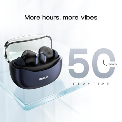 Noise Buds VS601 Wireless Earbuds, Bluetooth Earbuds with 50H Playtime, Quad Mic ENC for Clear Calls, 10mm Drivers, Dual Device Pairing, Transparent Case Design, Deep Bass, BT v5.3 (Copper Brown) 3