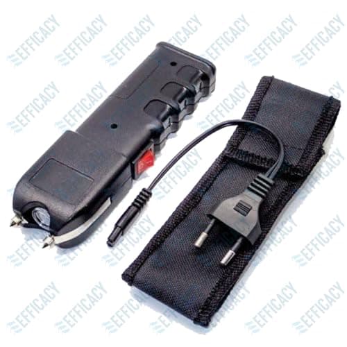 EFFICACY Rechargeable Personal Safety Device with LED Flashlight – Compact, Heavy-Duty Self-Defense Tool for Women & Men (Black) 2