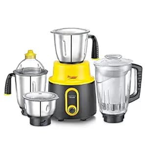 Prestige Delight Plus 750 W Mixer Grinder (With 3 SS Jars and 1 Juicer Jar)