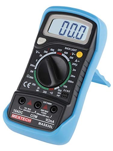 MEXTECH Battery Powered Mas830l 3 Digit, 1999 Counts, 600 Ac/dc Voltage Digital Multimeter 3
