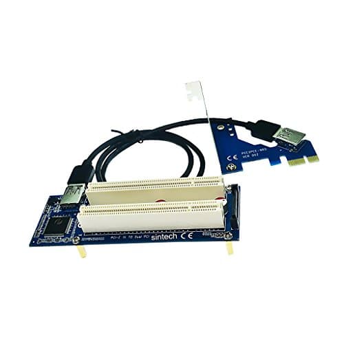 BNF® PCI-E Express X1 to Dual PCI Riser Extend Adapter Card with USB 3.0 Cable| Computer Components & Parts |Port Expansion Cards|1 piece PCI-E to Dual PCI Riser Extend Adapter Card