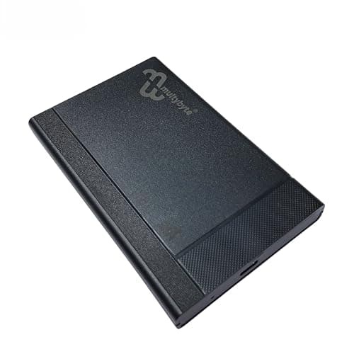 Multybyte HDD Casing 2.5 Sata SSD Enclosure 6Gbps Hard Drive Case Tool Free Sata to USB 3.1 Solid State Drive Enclosure USB C SSD HDD Enclosure Max 2TB Support UASP for 2.5 Inch SSD & HDD