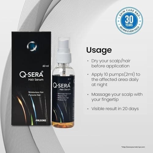 Hair Growth Serum- 60 ML | 20 Days Hair Fall Control Solution | Promotes Thicker Healthier Hair | Dermatologist Recommended | For Men & Women 3