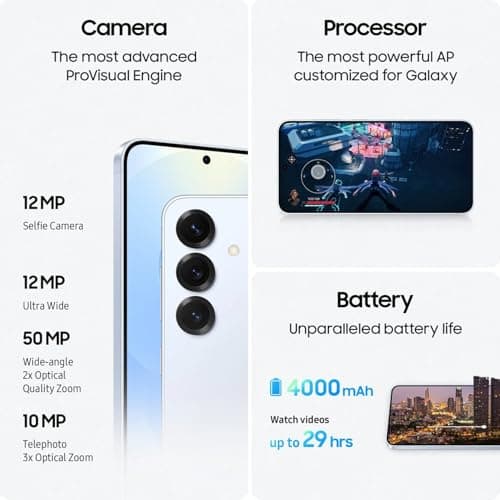 Samsung Galaxy S25 5G (Navy, 12GB RAM, 128GB Storage) | Snapdragon 8 Elite for Galaxy Processor | 50MP Triple Camera | 6.2-inch Dynamic AMOLED 2X Display | 4000mAh Battery | 5G Smartphone 5