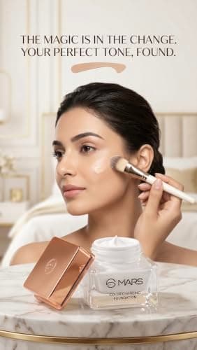 Premium Color Changing Foundation | Self-Adjusting Magical Liquid Foundation for All Skin Tones | Flawless Matte Finish, Lightweight & Long Lasting Makeup Base with SPF | Hydrating Formula 3