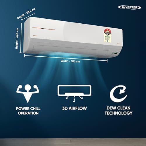 Daikin 1.5 Ton 5 Star,New Star rated, Inverter Split AC (Copper, PM2.5 Filter, MTKM50XV16, White) 3