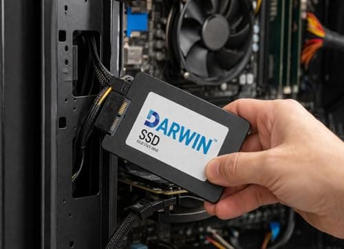 DARWIN E100 256GB SATA 3.0 | 2.5" Internal SSD |Solid State Drive | High-Speed Data Transfer | 5-Year Warranty | for Laptop & Desktop 4