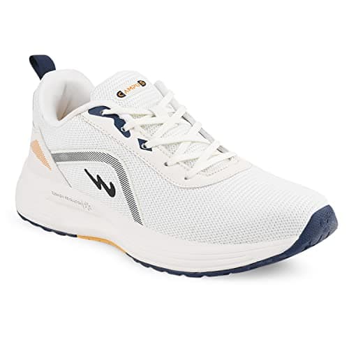 Campus Men's Camp-Glacier Running Shoes Off WHT/MSTD - 9UK/India
