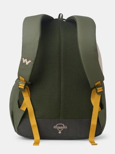 Wildcraft Outlander 35 Laptop Backpack With RainCover for Man & Women,35L Ideal bags for men Office use/School/College Boys and Girls, 2 Compartment Bag, Olive_Grey 4