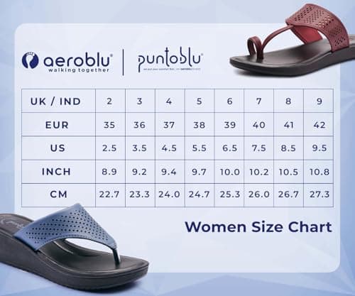 AEROBLU Ultra Comfort Flat Slippers for Women| Cushioned Footbed | Anti Skid, Flexible & Lightweight | Stylish Thong Slip-On Flats for Girls | Ideal for Party, Ethnic & Daily wear 4