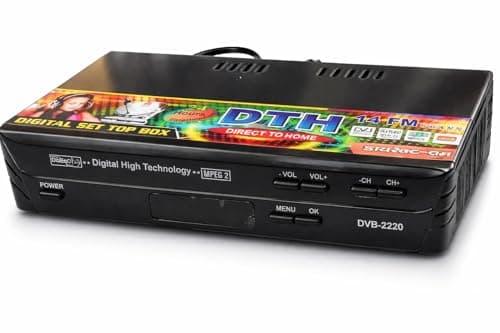 Smart HD MPEG-2 Set Top Box for DD Free Dish | 1080p Full HD Satellite Receiver | USB Support, Recording & Playback | DVB-S2 Digital TV Box Free-to-Air Channels