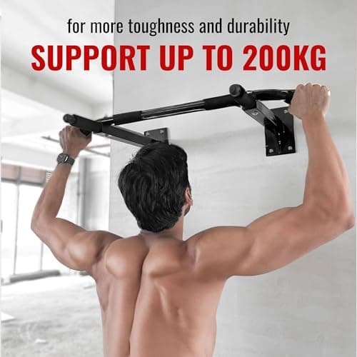 Slovic Pull up Bar for Home Workout [200 KG Load Capacity] | Pull up bar Wall Mounted | Gym Equipment for Home Workout | Pull up bar stand for Men, Women & Kids | Pull up rod for Chin ups 6