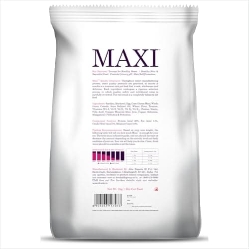 Maxi Persian All Life Stages Dry Cat Food 7kg + 7kg (Total 14kg Pack) | Complete Nutrition | Supports Skin & Coat Health | Taurine for Heart 2