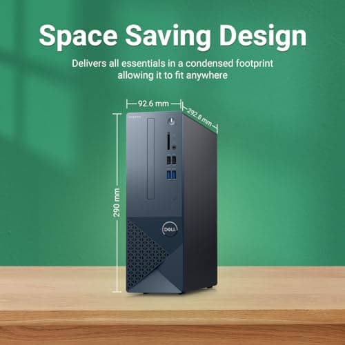 Dell Inspiron 3020S Desktop,Intel 13Th Gen Core I5-13400 Processor,8Gb,512Gb,Wired Keyboard + Mouse,Win 11 + Mso'21,Black Color,1 Year Onsite Hardware Service,15 Month Mcafee Antivirus-Windows 11 Home 3