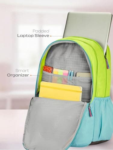 Safari Flur School Bag For Girls, Capacity - 36L, 3 Compartments Backpack For kids 4