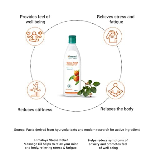 Himalaya Herbals Stress Relief Massage Oil, 200ml 3