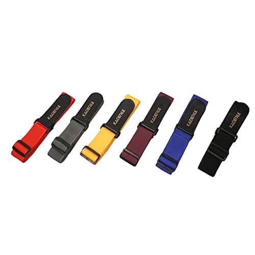 Kadence STPBK Adjustable Guitar Strap | Nylon Webbing with Synthetic Leather Ends | Non-Padded, Reinforced Double Stitching | Standard Strap Button Fit | Black 5
