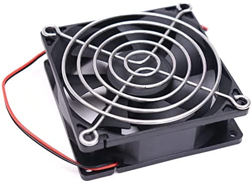SP DC 12V Cooling Fan for PC Case, CPU Cooler with 3 Inches Grill 2