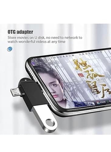 2 in 1 OTG Adapter, OTG Adapter Micro USB Type c, All in 1 Multi OTG Connector for Mobile OTG hub USB 3.0 High Speed Data Transfer Converter for Android (Pack of 2) 5