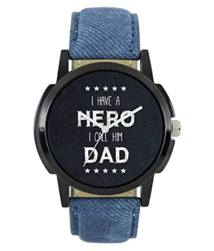 Acnos® Premium Black Dial Analogue Watch for Men Pack of - 1 (LR07)