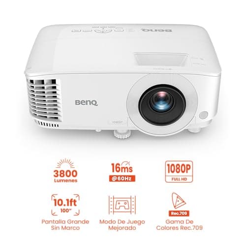 BenQ TH575 4K Compatible Full HD Home Cinema Projector 3800 ANSI lumens brigthness, Excellent 1.07 Billion Colors, Upto 200inches Screensize,16ms Low Input Lag for Gaming,10W Speaker, HDMI 2